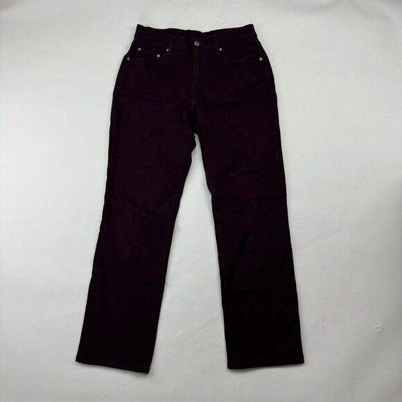 Levi’s Purple/Plum Straight Leg Denim Jeans Size 6M (28x28) Cotton Blend Stretch - Picture 2 of 10